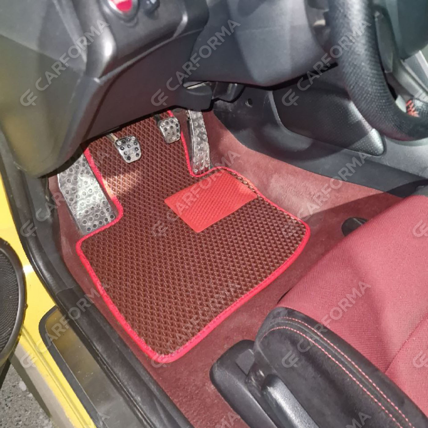 Ворсовые коврики на Honda Civic VIII 3d 2006&nbsp;-&nbsp;2011 в Ростове-на-Дону