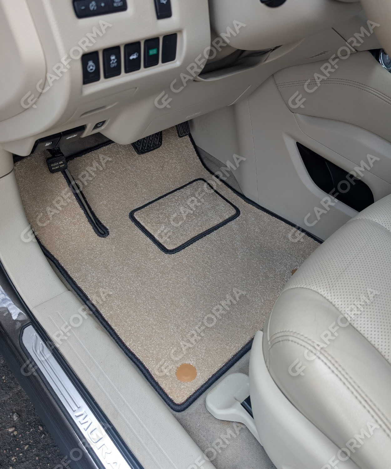 Ворсовые коврики на Nissan Murano (Z52) 2014&nbsp;-&nbsp;2022 в Ростове-на-Дону