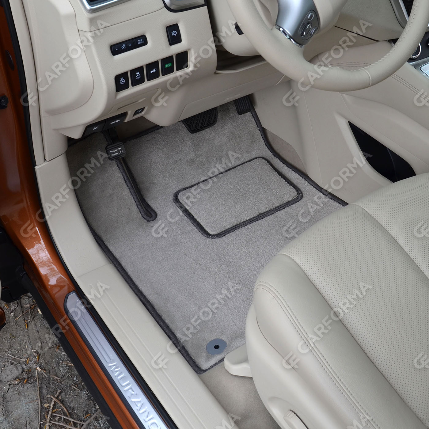 Ворсовые коврики на Nissan Murano (Z52) 2014&nbsp;-&nbsp;2022 в Ростове-на-Дону