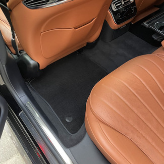 Ворсовые коврики на Mercedes S (W223, V223) 2020 - 2025 в Ростове-на-Дону