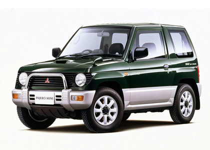 Ворсовые коврики на Mitsubishi Pajero Mini I 1994 - 1998 в Ростове-на-Дону
