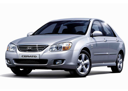 Ворсовые коврики на KIA Cerato I 2004 - 2008 в Ростове-на-Дону