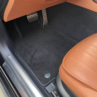 Ворсовые коврики на Mercedes S (W223, V223) 2020 - 2025 в Ростове-на-Дону