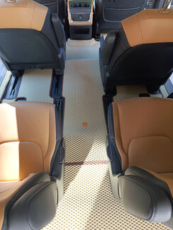 Ворсовые коврики на KIA Carnival IV корейская сборка 2020 - 2025 в Ростове-на-Дону