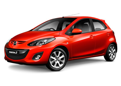 Ворсовые коврики на Mazda 2 2007 - 2015 в Ростове-на-Дону