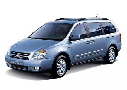 Ворсовые коврики на KIA Carnival II 2006 - 2014 в Ростове-на-Дону