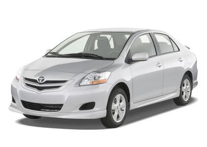 Ворсовые коврики на Toyota Belta 2005 - 2012 в Ростове-на-Дону