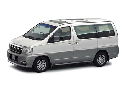 Ворсовые коврики на Nissan Elgrand (E50) 1997 - 2002 в Ростове-на-Дону