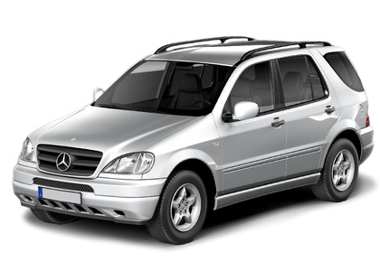 Ворсовые коврики на Mercedes ML (W163) 1997 - 2005 в Ростове-на-Дону